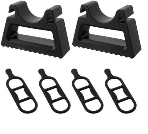 Inverted Parking Bicycle Handlebar Clamp with Quick Release Bracket and Anti Slip Pads for Repair Support