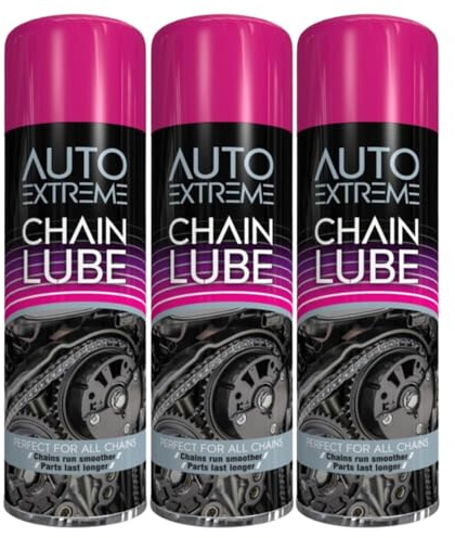 250ml Auto Extreme Motorcycle Chain Lube Spray Grease Oil Lubricant For bike Bicycles, Squirt Chain Lube, Drivetrain Cleaner Degreaser (3)