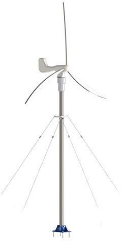 LOWENERGIE Wind Turbine Generator Mast Kit Pole Mounting Guy Lines Off Grid Power