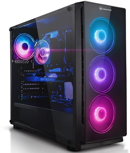 Megaport Gaming PC AMD Ryzen 7 5700X • Windows 11 • GeForce RTX3060 12GB • 32GB DDR4 • 1000GB M.2 SSD • Luftkühlung • WLAN • Gamer PC Computer Gaming Rechner