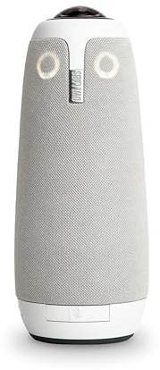 Owl Labs Meeting Owl 3 - 360° 1080p HD Conference Room Camera, AI-Driven Speaker-Tracking, 18-Foot Mic Pickup - Certified for Microsoft Teams - Works with Zoom, Google Meet - Plug & Play Setup