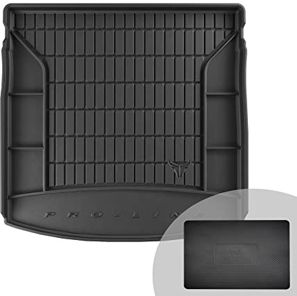 FROGUM ProLine 3D Gummimatte Exklusive Auto Kofferraummatte Kofferraumwanne für SEAT Leon III 2012-2020 | Bequemer Organiser | Die höchsten Kanten
