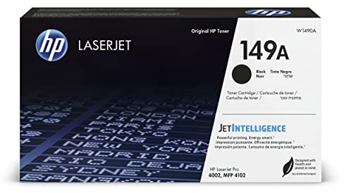HP 149A W1490A, Cartuccia Toner Originale 2900 Pagine, Compatibile con le Stampanti LaserJet Pro 4002, MFP 4102, Nero