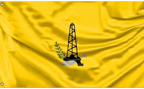 Governatorato del Sinai del Nord, bandiera dell'Egitto | Stampa unica | Made in EU (90 x 150 cm)