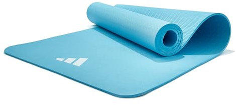 adidas Unisex-Adult Yogamatte-8mm-Vorgeholt, Vorgeholt Blau