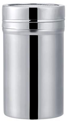 Mehlstreuer,Puderzuckerstreuer,Staubzuckerstreuer,Kakaostreuer Streuer Für Zimt,Edelstahl Mehlstreuer Kakaopulverstreuer Aus Edelstahl Schokoladen Puderzucker Streuer Für Kakao,Mehl,Kaffee