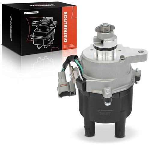 A-Premium Ignition Distributor with Cap and Rotor Compatible with Toyota Corolla 1995-1997, Celica 1996-1997 & Geo Prizm 1995-1997, 1.6L 1.8L