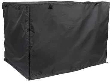 Strapazierfähige Abdeckung für Hundekäfige, Doppeltür, wasserdicht, atmungsaktiv, UV-Schutz, für 61 cm / 76 / 91 cm / 91,4 cm / 106,7 cm / 91,4 cm / 71,4 cm / 2 Türen / zwei Doppeltüren / 106,7 x 71,4