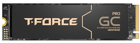 TEAMGROUP T-Force GC PRO 2TB Grafene Dissipatore di calore DRAM SLC Cache 3D TLC NAND NVMe InnoGrit PCIe Gen5x4 M.2 2280 Gaming SSD interno lettura/scrittura 12500/11000 MB/s TM8FFL002T0C129