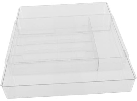OFFSCH Verstellbarer Erweiterbarer Besteckkasten Aus Acryl Multifunktionaler Küchenutensilien-organizer Mit Mehreren Fächern Geeignet Für Bad Schlafzimmer Und Schmuckaufbewahrung