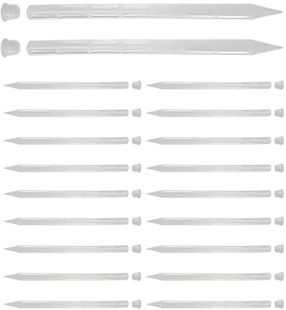 Niktule Tubes D'aération pour 20 Pièces | Aérateur de Terreau 25 Cm,Évite la Saturation Bâtonnets Aération Jardin Extérieur Tomates Gazon