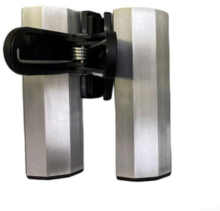 Soporte de baquetas doble Abrazadera en estante de tambor de metal Soporte de almacenamiento ajustable para borde de caja Platillos Accesorios de percusión Tamaño largo Negro (B)