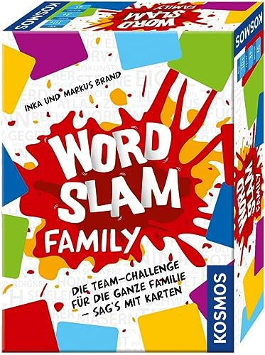 Kosmos Word Slam Family, 3+ Spieler ab 12 Jahren | Partyspiel für die Familie, Familienspiel, Kartenspiel