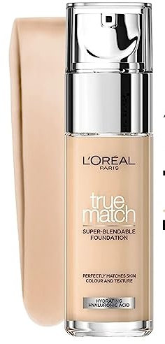 L'Oréal Paris Foundation Perfect Match deckendes Make Up - perfekte Verschmelzung mit dem Hautton & 24h Feuchtigkeit, 1N Ivory