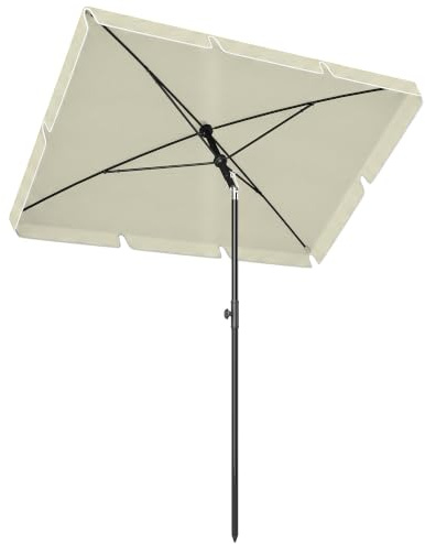 Outsunny Sonnenschirm Strandschirm Sonnenschutz knickbar | Gartenschirm, Schirm, Balkonschirm