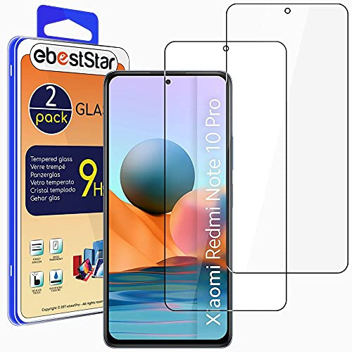 ebestStar - Cristal Templado x2 para Xiaomi POCO M5s, Redmi Note 10 10S, Protector Pantalla Película Vidrio, Antigolpes
