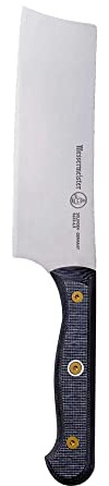 Messermeister Custom 6.5” Nakiri Knife, Black - X50 German Stainless Steel - Rust Resistant & Easy to Maintain - Made in Solingen, Germany