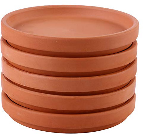 5st Terrakotta-pflanzgefäß Pflanzgefäße Für Den Innenbereich Basiswerkzeug Für Blumentöpfe Töpfe Für Pflanzen Pflanzenuntersetzer Für Drinnen Blumentopf Fensterrahmen Keramik