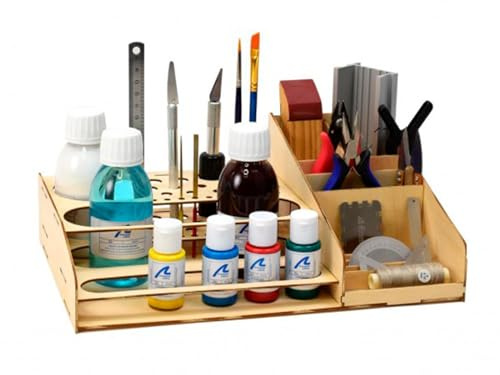 Artesanía Latina - Boîte à outils et à peintures pour maquettistes - Modèle 27648-TP - Kit d'outils de montage pour maquettistes