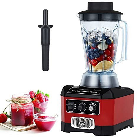Biolomix Commercial Heavy Duty Professional Blender, Peak 2200W Grade Bar Blender With 2L Container For Shakes, Smoothies, Ice Crushing, Frozen Fruits, Soups, Dry Grinding (A8800)