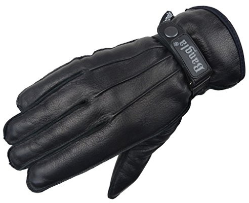 Bangla Eleganter Herren Winterhandschuh Leder Handschuhe aus echtem Leder in braun oder schwarz S - 3XL