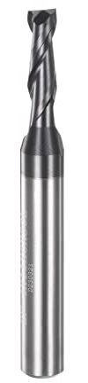 QUARKZMAN Quadrato Estremità Fresa 4mm x 11mm Taglio 6mm Gambo Micro Grano Solido Carburo AlTiN Rivestito 2 Scanalature Fresatura Punta Taglierina per Lega Temprato Acciaio Alluminio