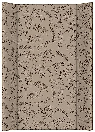 Ceba Baby® Wickelauflage Wickelunterlage - 2 Keil Wickelmulde fürs Babybett 70x50 cm - Wickeltischauflage mit OEKO-TEX® Standard 100 - Made in EU - Wasserdicht und Abwaschbar - Blumen
