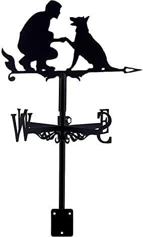 Kaninchen Wetterfahne Schildkröte Wetterfahne Wetterhahn mit Dachhalterung Pferd Windfahne des Hofes Eisen Kunst Dach Garten Metall Dekorationen Geschenk für Outdoor Bauernhof