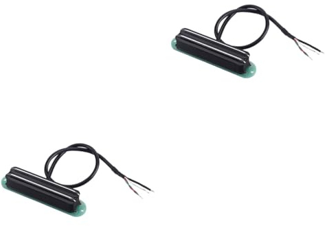 Toyvian 2stücke Titel Dual Rail Humbucker Pickup Gitarre Hochleistungs-tonabnehmer Mit Grünem Pcb Einfach Zu Montieren Geräuscharm Geeignet Für Gitarren