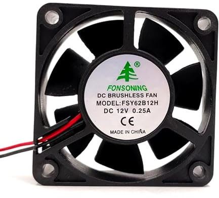 6020 12V 0.25A FSY62B12H 2-wire motherboard silent cooling fan 6CM