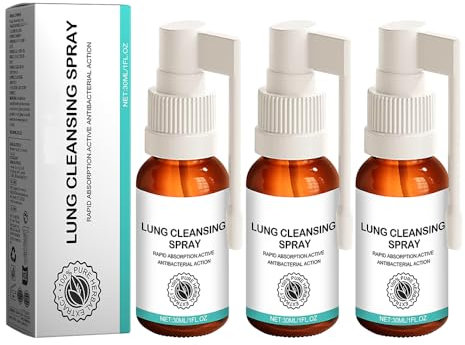 Medivita Lungenklar Spray, Medivita Lungenspray, Natürlich Lungenreinigung spray, Natürlich Lungen- und Atemwege Reinigungsspray, Professional Lungenreinigungs Sprays (3pcs)