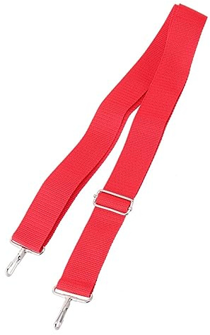 Verstellbarer Nylon Trommelgurt Wg02 mit Metallhaken für Kinder | Rot, für Djembe und Bougarabou Trommel, Marsch und Parade, Leicht Tragbar
