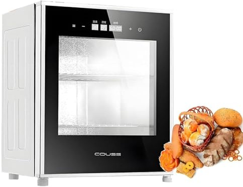 GAYAYAS Macchina per la lievitazione elettrica da 40 Litri, con Temperatura Regolabile da 20 a 55°C e Tempo da 1 Minuto a 24 Ore, per Impasto, Yogurt e Pane