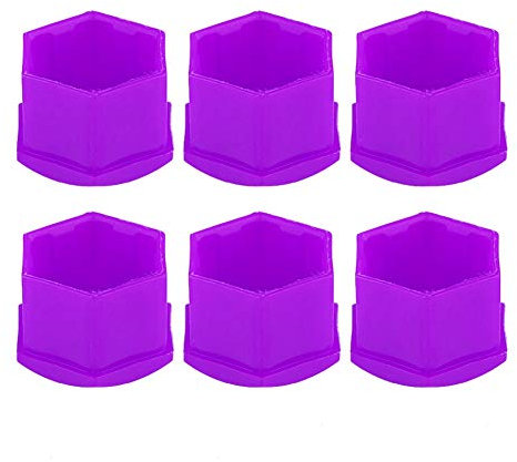 20 Stück Radmuttern Kappen 17 mm, Radschraubenkappen, Muttern-Auto-Rad-Auto-Nabenschrauben-Schutz-Diebstahl-Abdeckkappe(Violett)