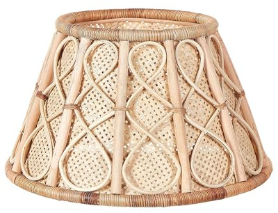 Weihnachtsbaumkragen Rattan natürlich rund Abdeckung für Christbaumständer Avent