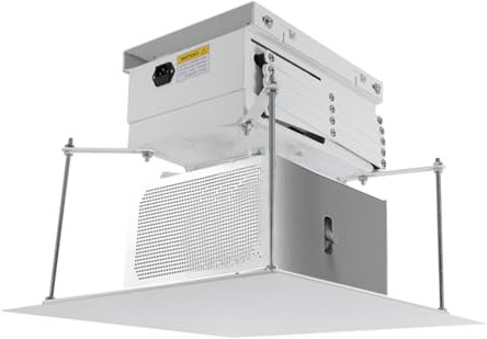 czyuRachel Ascenseur de projecteur, 24 W, support de plafond, télécommande motorisée, élévateur de plafond, charge maximale jusqu'à 10 kg, course 1 m