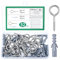 52 Pcs Stainless Steel Eye Bolts - Screw in Hooks, Heavy Duty Eyelets for Outdoor/Indoor Fastening, M5x70mm