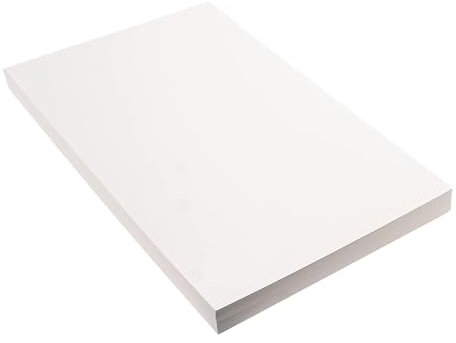 80 Blätter Zeichenpapier für Kinder, 8.5 x 12 Weißes Kunst Bastelpapier für Kinder Zeichnen, Skizzieren, Verpacken