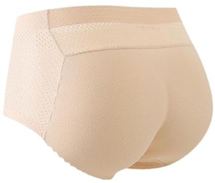 XIWCAFC Bragas Levanta Glúteos para Mujer Braguitas Fajas Acolchadas sin Costuras Cintura Media Alta Braguitas Moldeadoras Levantamiento Pantalón Push Up Body Shaper Ropa Interior
