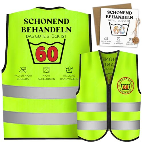 Lustige Geschenk zum 30/40/50/60/70 Geburtstag Mann Frauen, Weste mit Karte Geldgeschenke 30/40/50/60/70, Geschenke zum 30./40./50./60./70.ter Geburtstag, Geburtstagsgeschenk für Männer Frauen