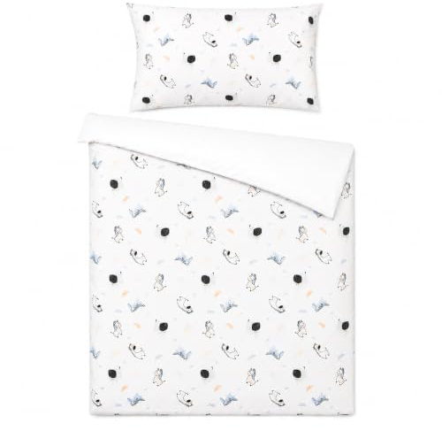 various Copripiumino Lettino 90x120 cm con Federa 40x60, Motivo Lovely