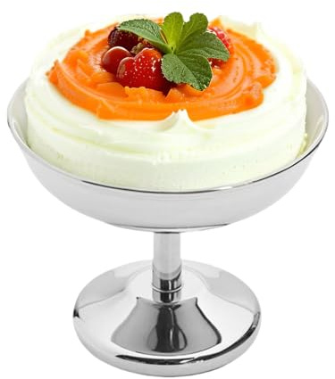 Dessertbehållare Sundae skålar – efterrättskopp glasskopp | platsbesparande mellanmål frukt bägare behållare för pudding parfait mousse, både praktisk och bra, designad för att komplettera