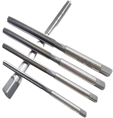 NZNHGHPNTT Alesatore Manuale a Fessura Diritta H8 2-20mm, alesatore Manuale a Codolo Quadrato W6542 HSS, alesatura Manuale e Fresa a Taglio di precisione 2 Pezzi(2.5mm H8)