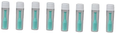 TOPPERFUN 8 ensembles Boîte à Lentilles de Contact avec Outils Insertion et Retrait de Accessoires pour Voyage Confortable et Hygiénique Modèle Vert