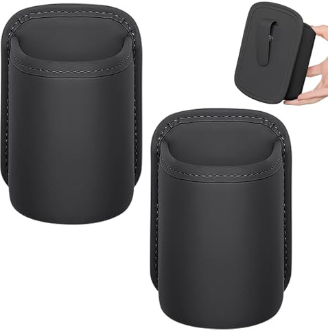 Simsky 2 Stück Auto‑Getränkehalter, Universal Mehrzweck Getränkehalter für Autositz, Multifunktionale Kratzfester Getränke-Organizer für Wasser, Große Tassen und Getränke, Türtasche Rücksitz Tasche