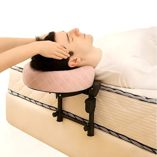 Massage Headrest for Bed, Head Holder & Face Cradle with Face Down Pillow