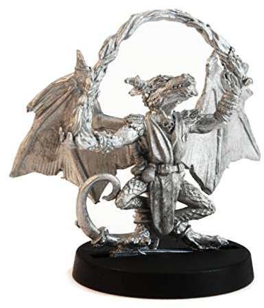 Stonehaven Kobold Mage Lord Miniature Figure (for 28mm Scale Table Top War Games) - Made in USA