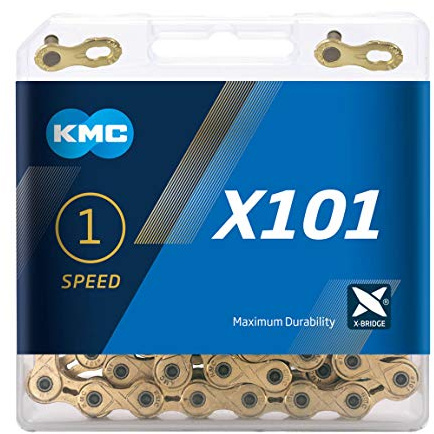 KMC Cadena X101 1/2x1/8 112 ESLABONES 1V Oro