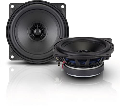 AXTON ATX100S – klangstarkes 10 cm / 4“ Koaxial System, 2-Wege Auto-Lautsprecher mit nur 39 mm Einbautiefe, Soundsystem mit 60 Watt RMS