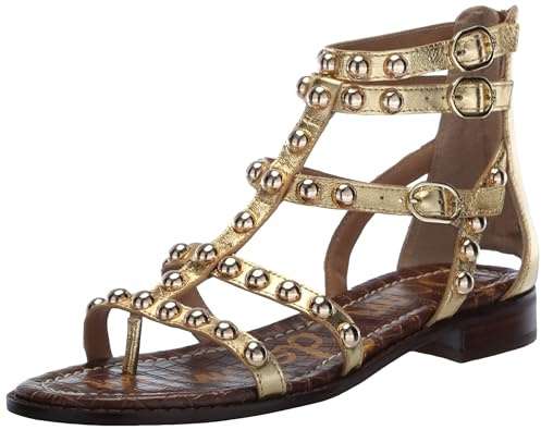 Sam Edelman Estella Gladiator Sandal Goldmine 5.5 Medium